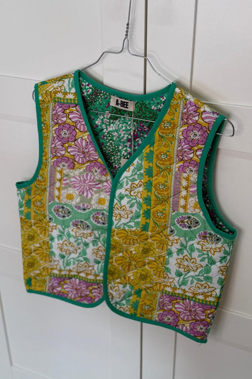 A-bee - Ophelie Vest - Green Veste 