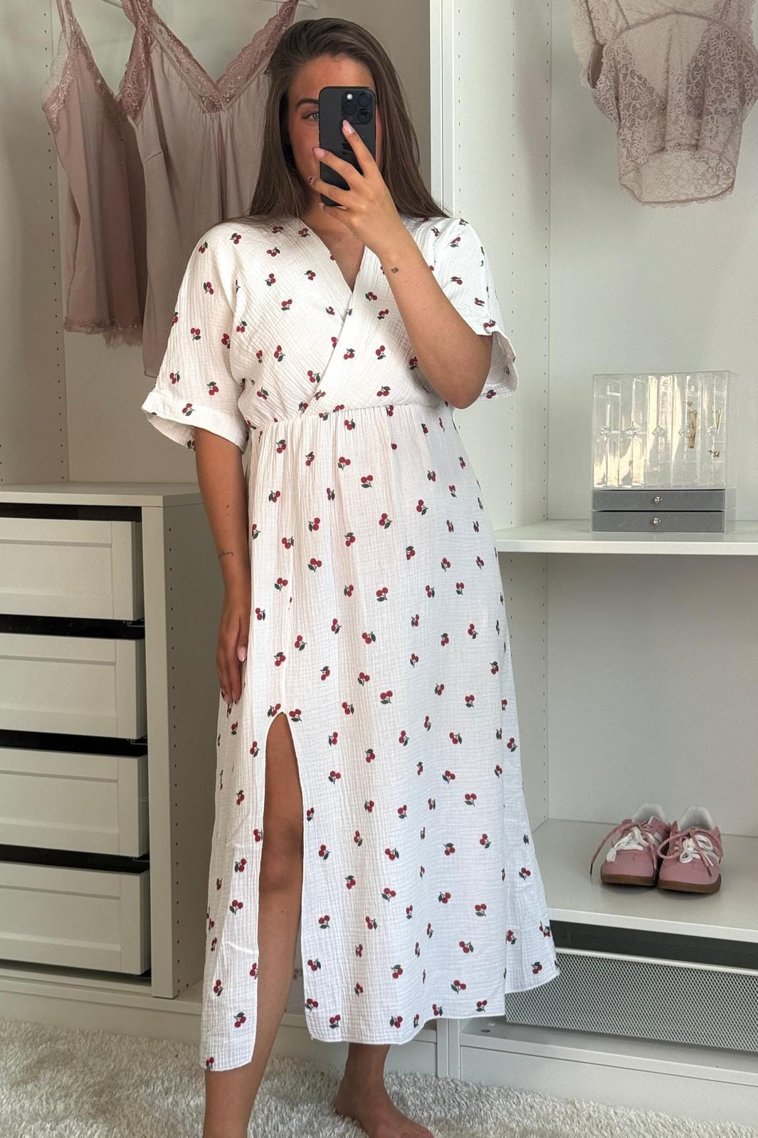 A-bee - Valentina Kjole - White Kjoler 