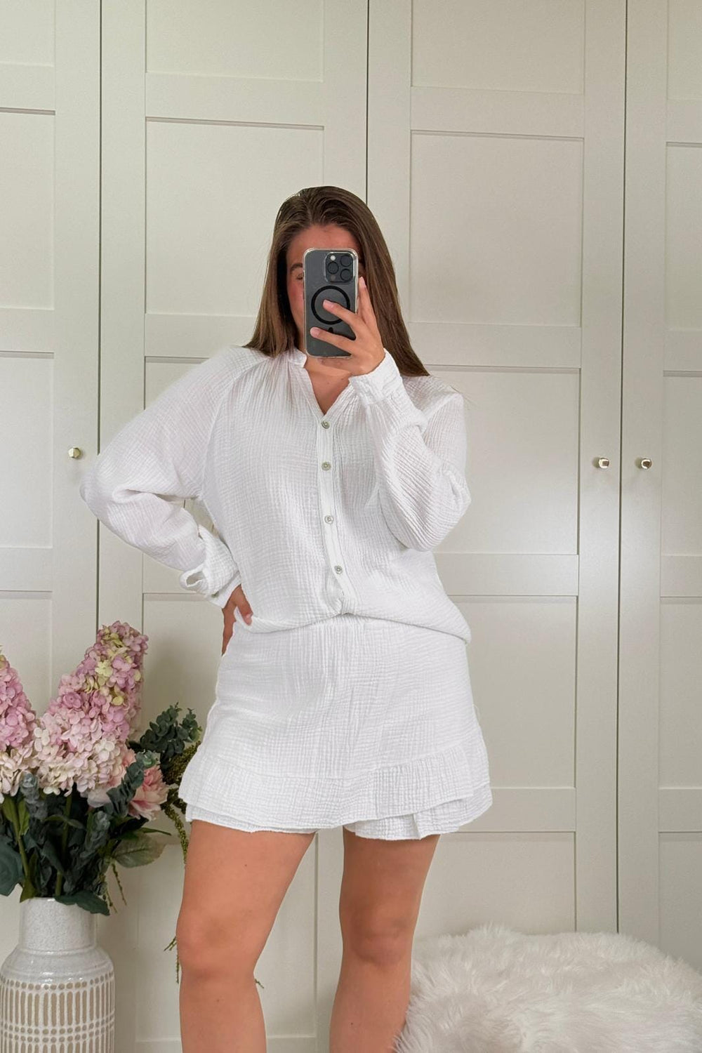A-bee - Victoria Skjorte - White Skjorter 