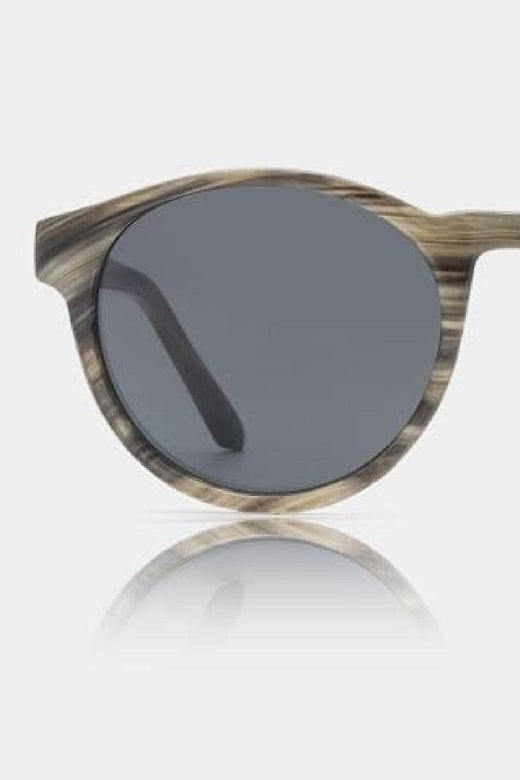 A. Kjærbede - Marvin - Striped Horn Solbriller 