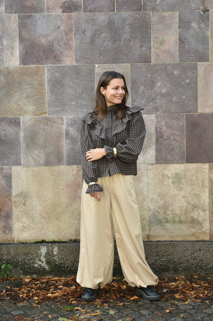 A-View - Darcy Shirt AV8188 - 156 - Brown/Sand Skjorter 