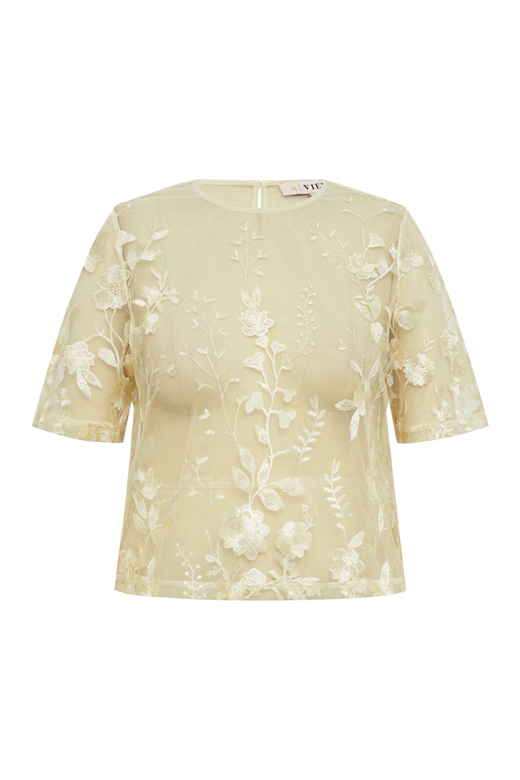 A-View - Fuschia Blouse AV4881 - 069 - Pale Yellow