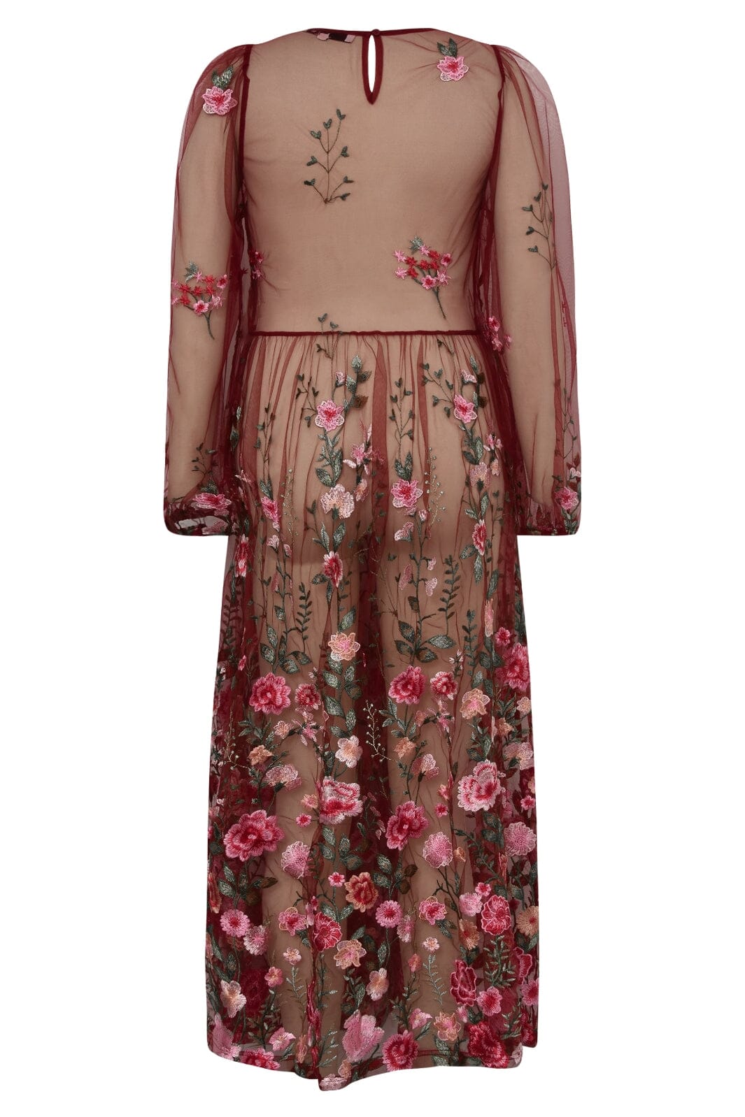 A-View - Fuschia Dress AV4614 - 373 - Bordeaux/Rose