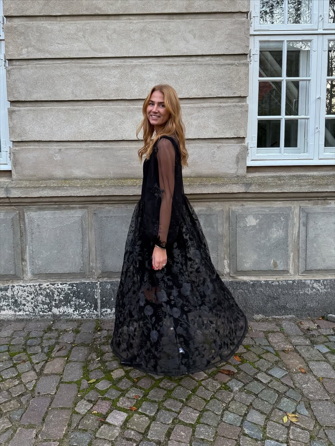 A-View - Fuschia Dress AV4614 - 999 - Black Kjoler 