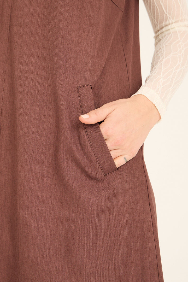 A-View - Juliette Spencer Dress AV7025 - 213 - Deep Mauve Kjoler 