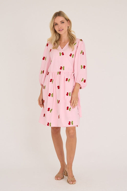 A-View - Rebekka Fruit Dress AV8184 - 255 - Rose/Red