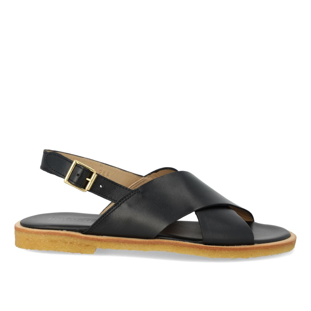 Angulus - Klassisk Krydssandal 5637-101 - 1785 Black
