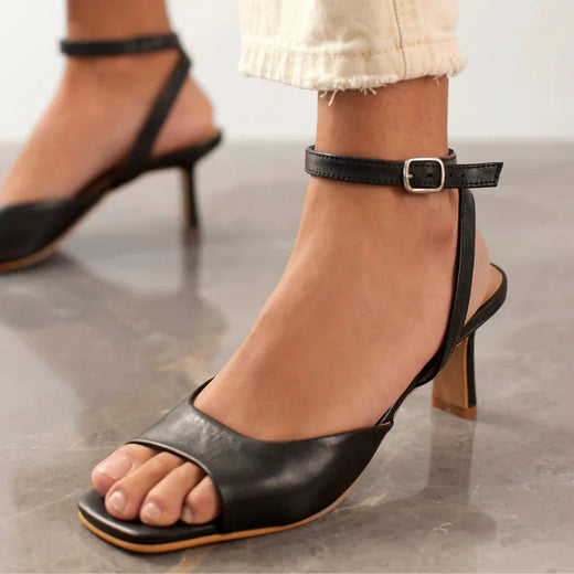 Angulus - Sandal Med Hæl 5706-101 - 1604 Black Stiletter 