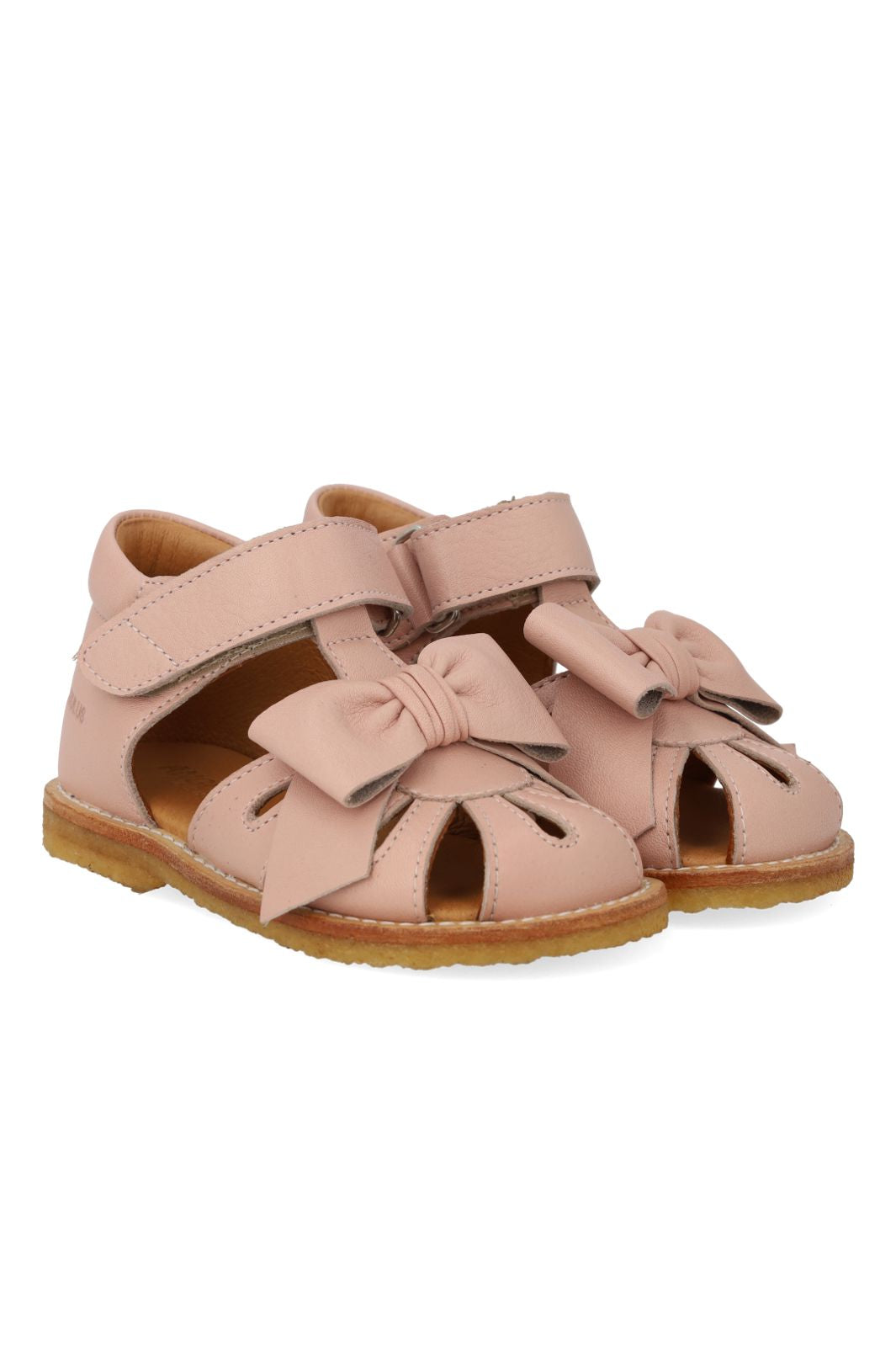 Angulus - Sandal Med Sløfje Og Lukket Tå 0686-101 - 3203 - Rosebud