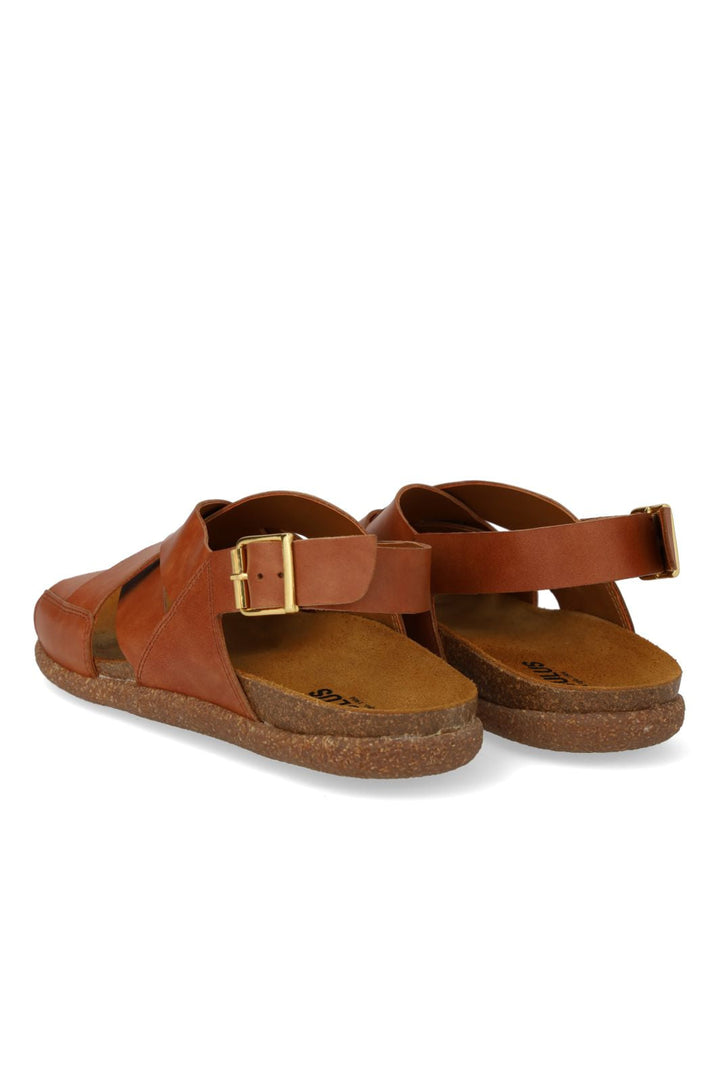 Angulus Women - Flettet Fodsengssandal 5864-101 - 3637 - Tan