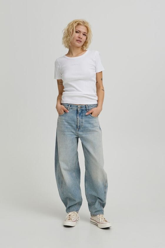 Ball - Bacavi Curved Jeans 50408033 - 900005058 - Vintage Tinted Indiigo Jeans 