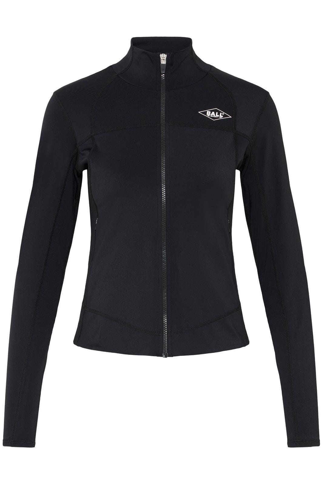 Ball - Baforma Ls Zipblouse 50405369 - 193911 - Black Bluser 