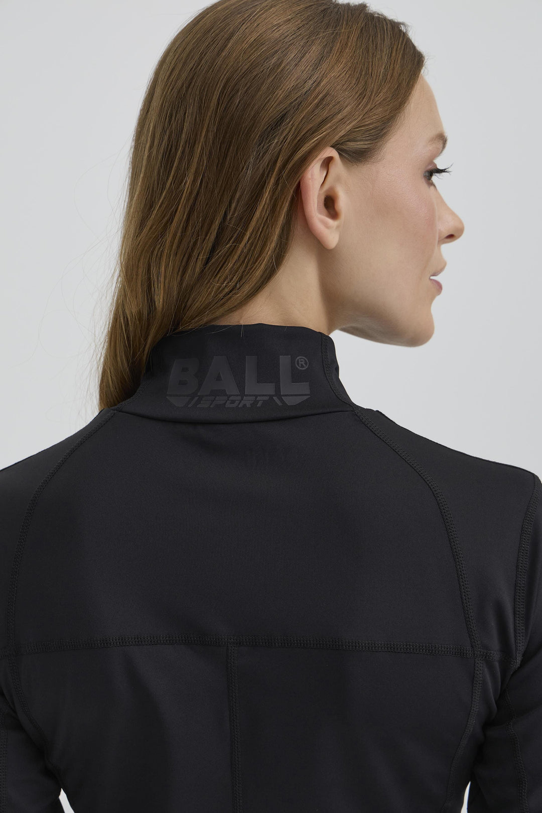 Ball - Baforma Ls Zipblouse 50405369 - 193911 - Black Bluser 