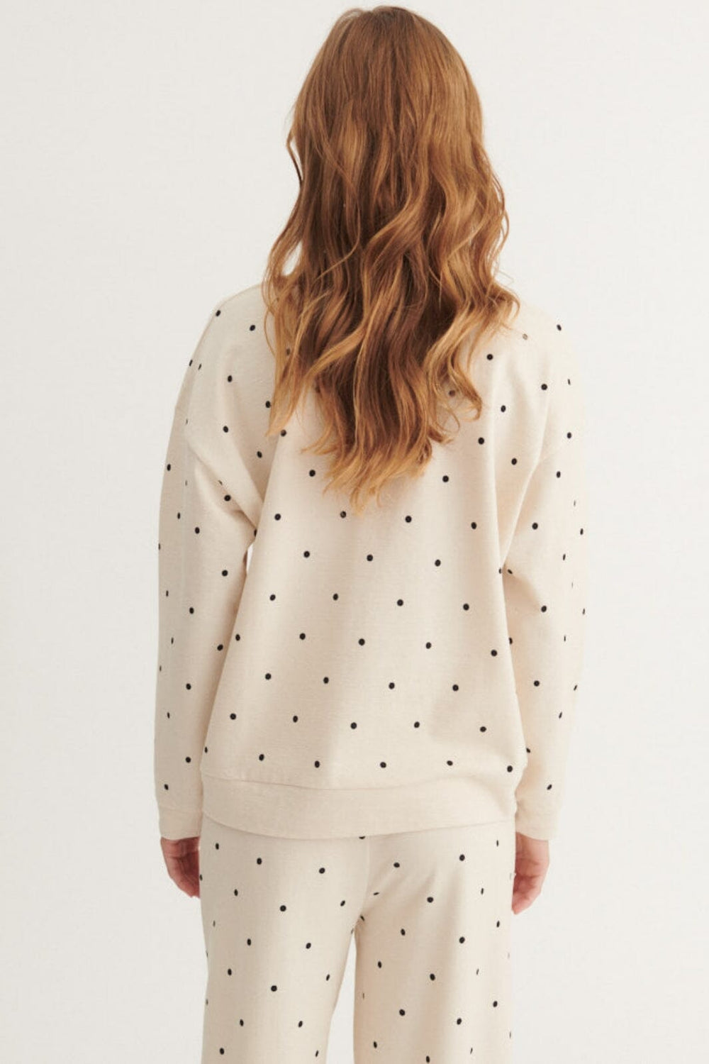 Basic Apparel - Anneli Oversized Ls Sweat BA325-04 - 482 - Birch/Black