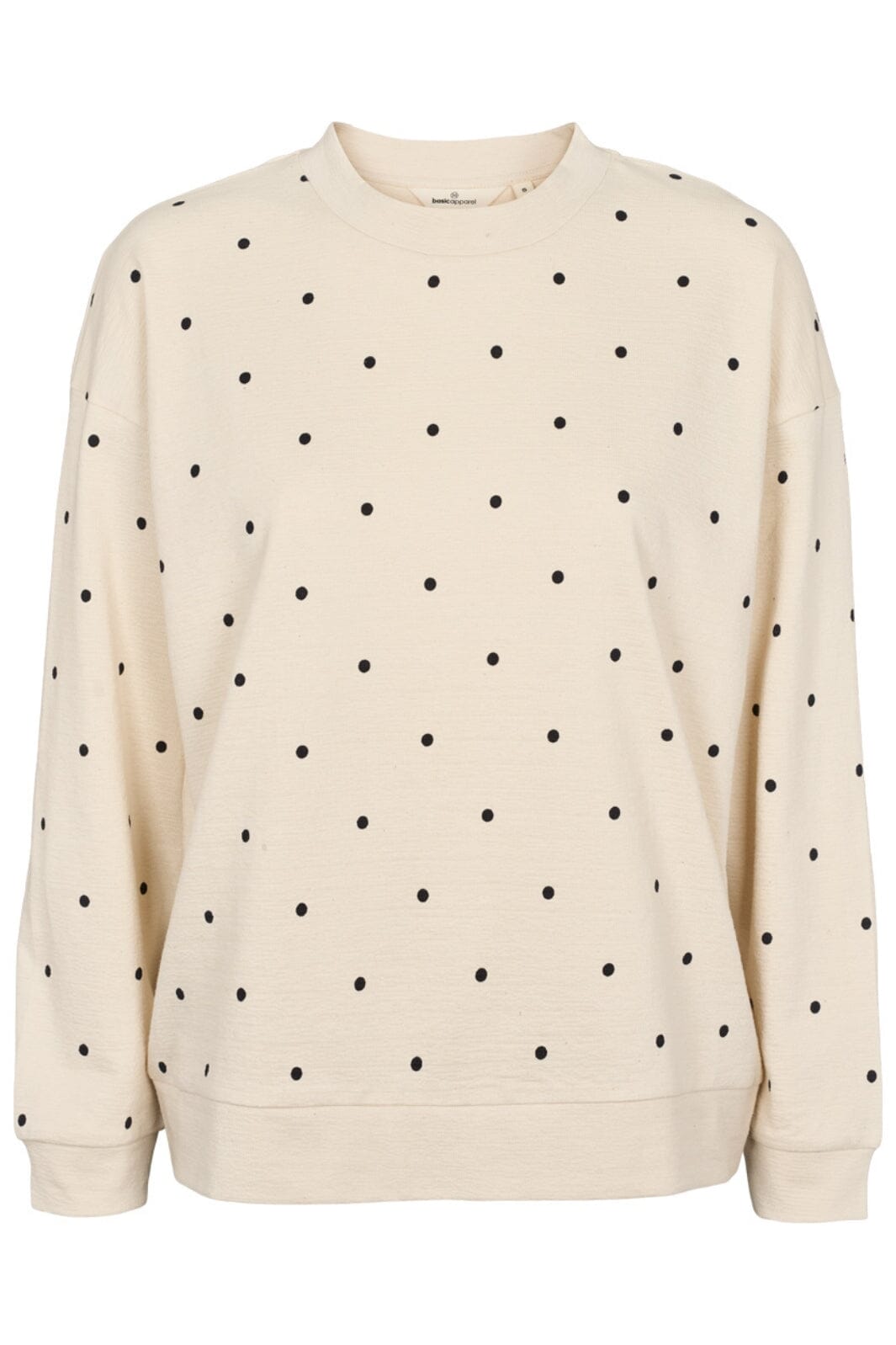 Basic Apparel - Anneli Oversized Ls Sweat BA325-04 - 482 - Birch/Black