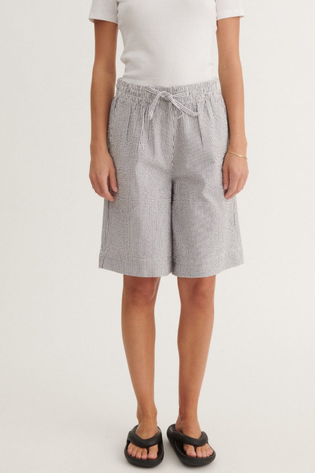 Basic Apparel - Asta Shorts BA570-03 - 690 - Bright White / Sky Captain