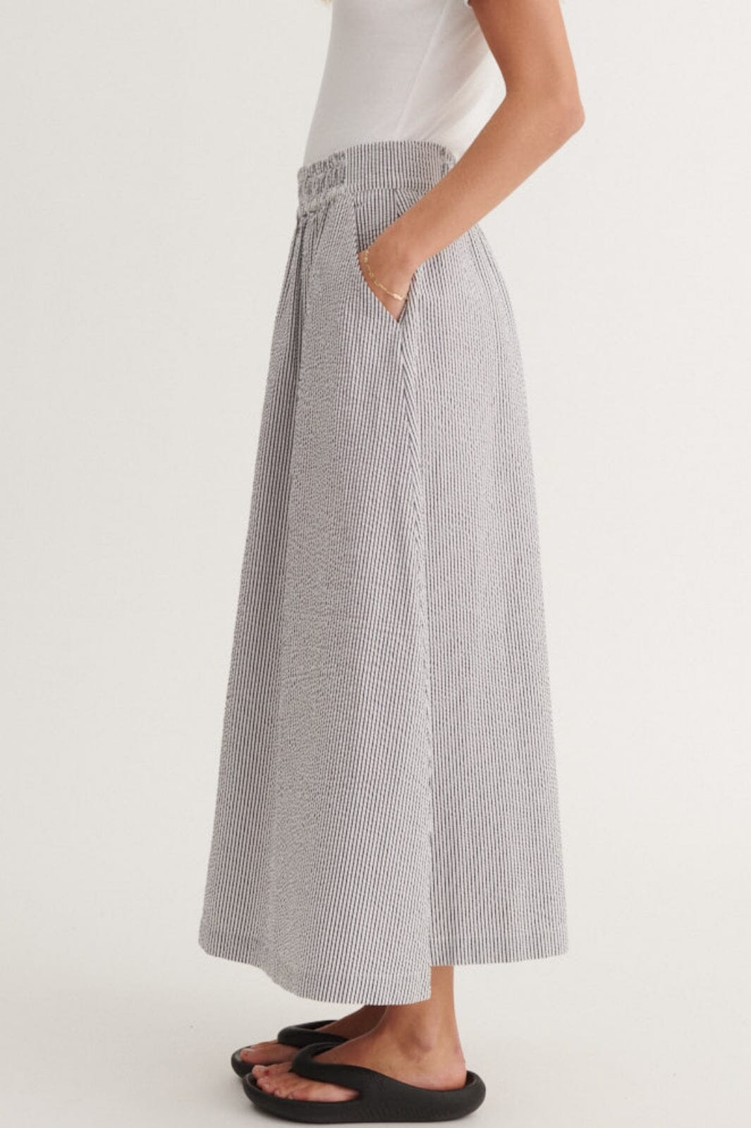 Basic Apparel - Asta Skirt BA570-04 - 690 - Bright White / Sky Captain