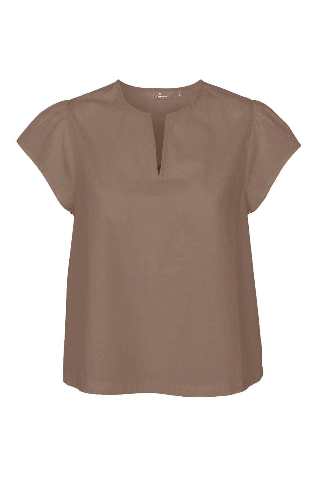Basic Apparel - Silje Ss Top BA416-27 - 833 - Portobella