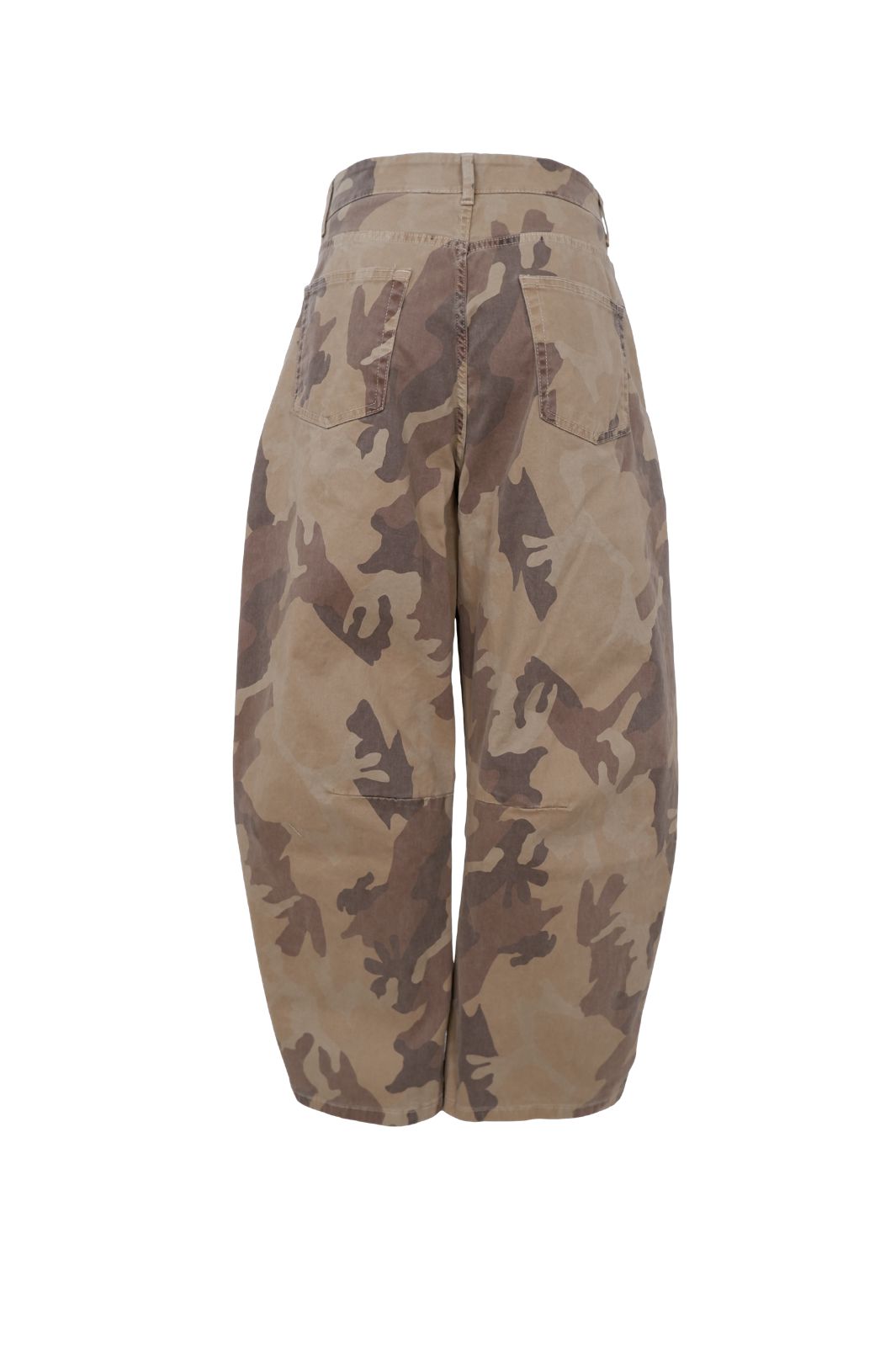 Black Colour - Bcaila Barrel Pant 41330 - Brown Camouflage