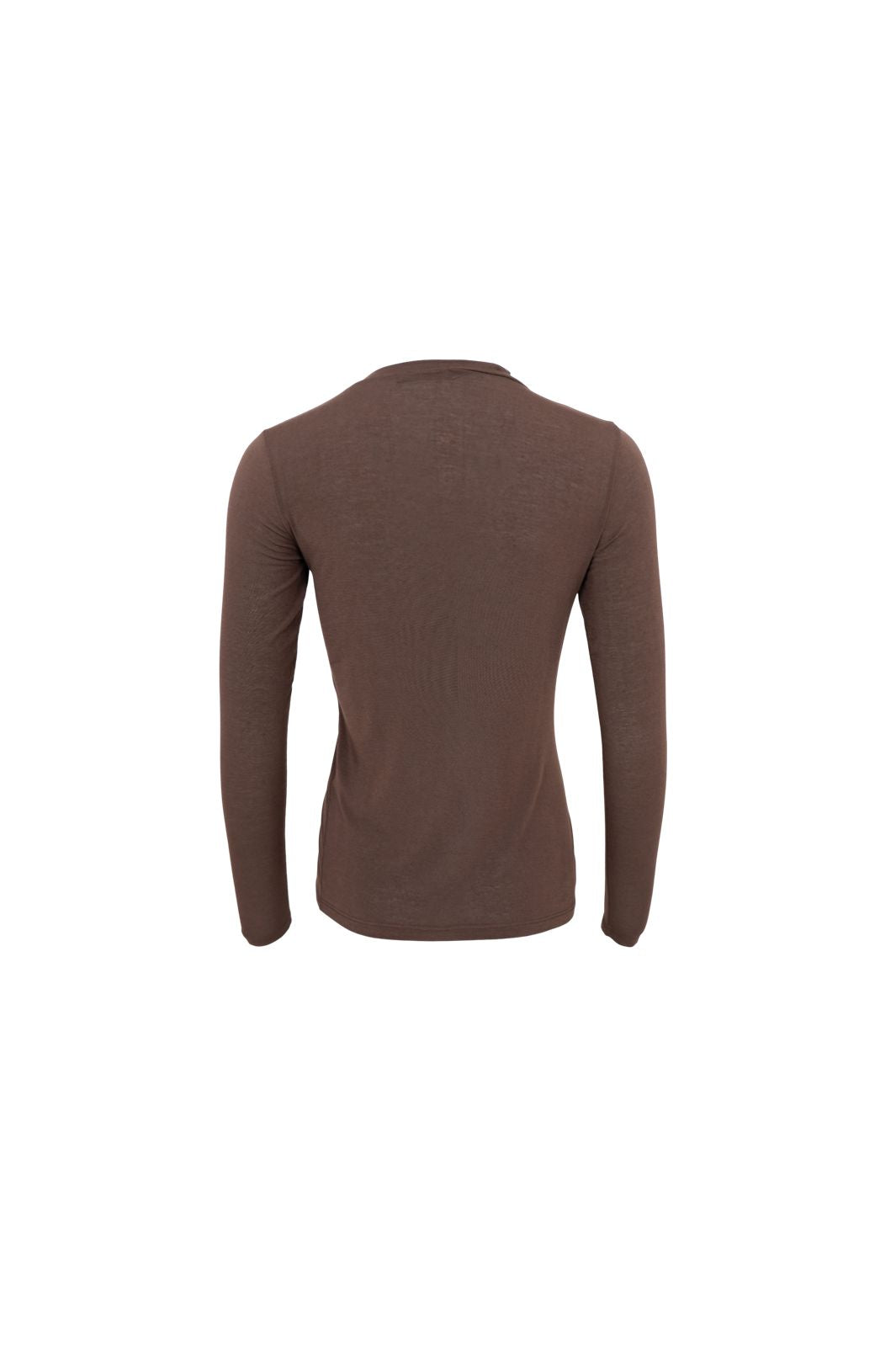 Black Colour - Bcalba Ls Tee 41260 - Shirts,Mesh & Basic Blouses - Coffee Solid