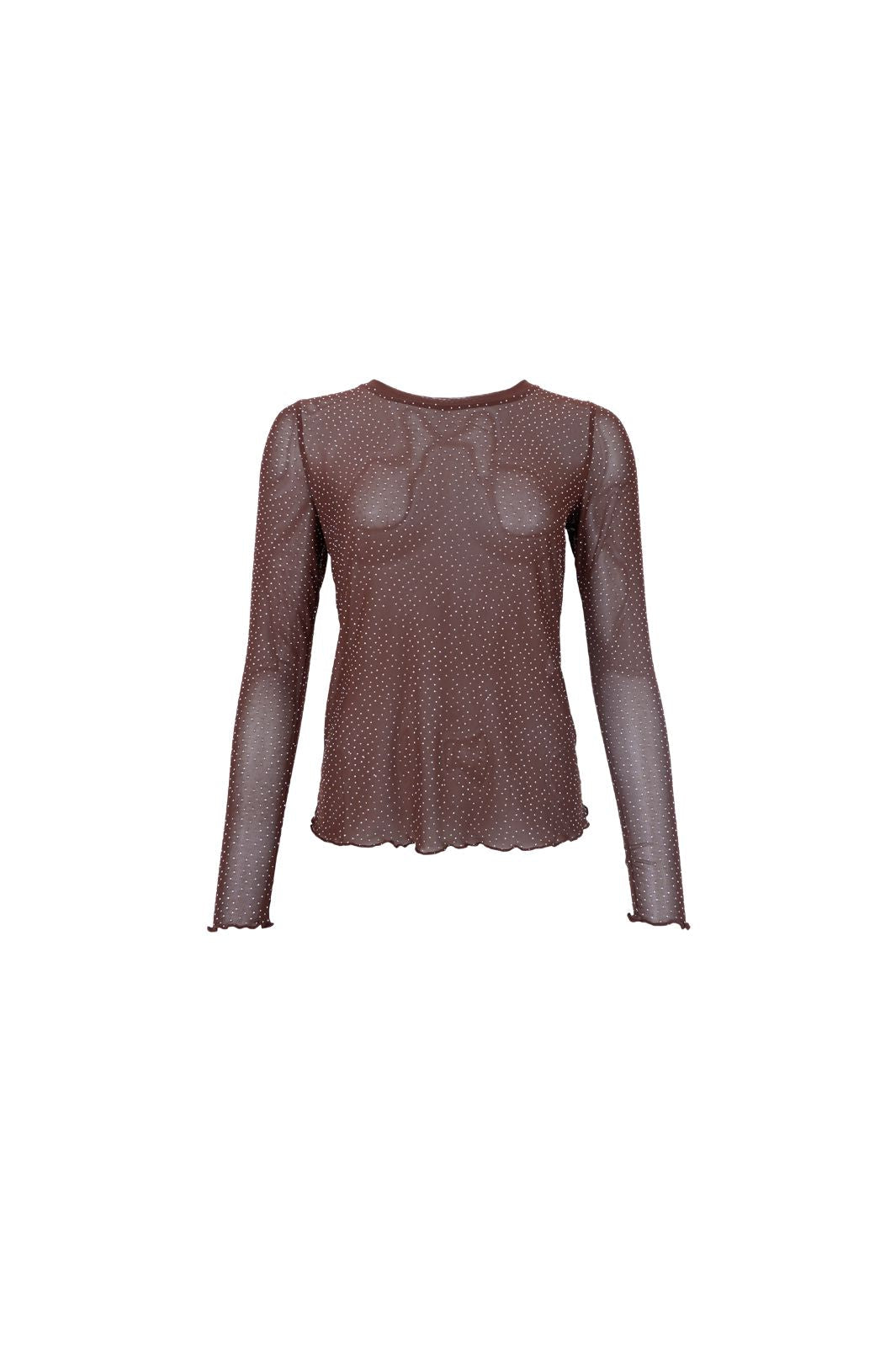 Black Colour - Bcalexis Blouse W/Stones 40746 - Shirts,Mesh & Basic Blouses - Hunter Green