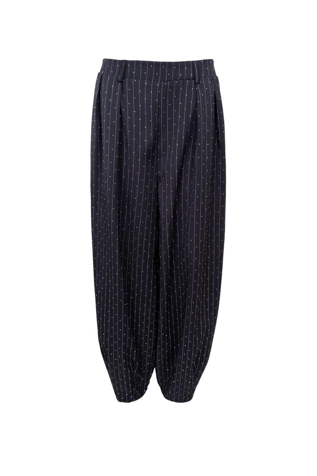 Black Colour - Bcangelica Strass Balloon Pant 41269 - Black