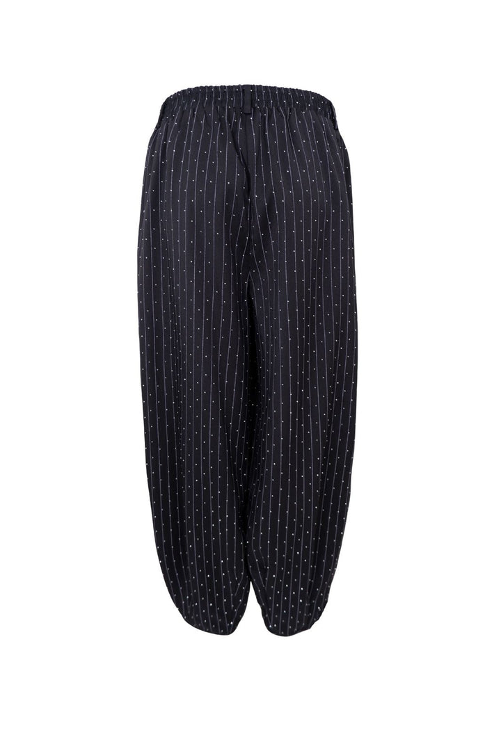 Black Colour - Bcangelica Strass Balloon Pant 41269 - Black
