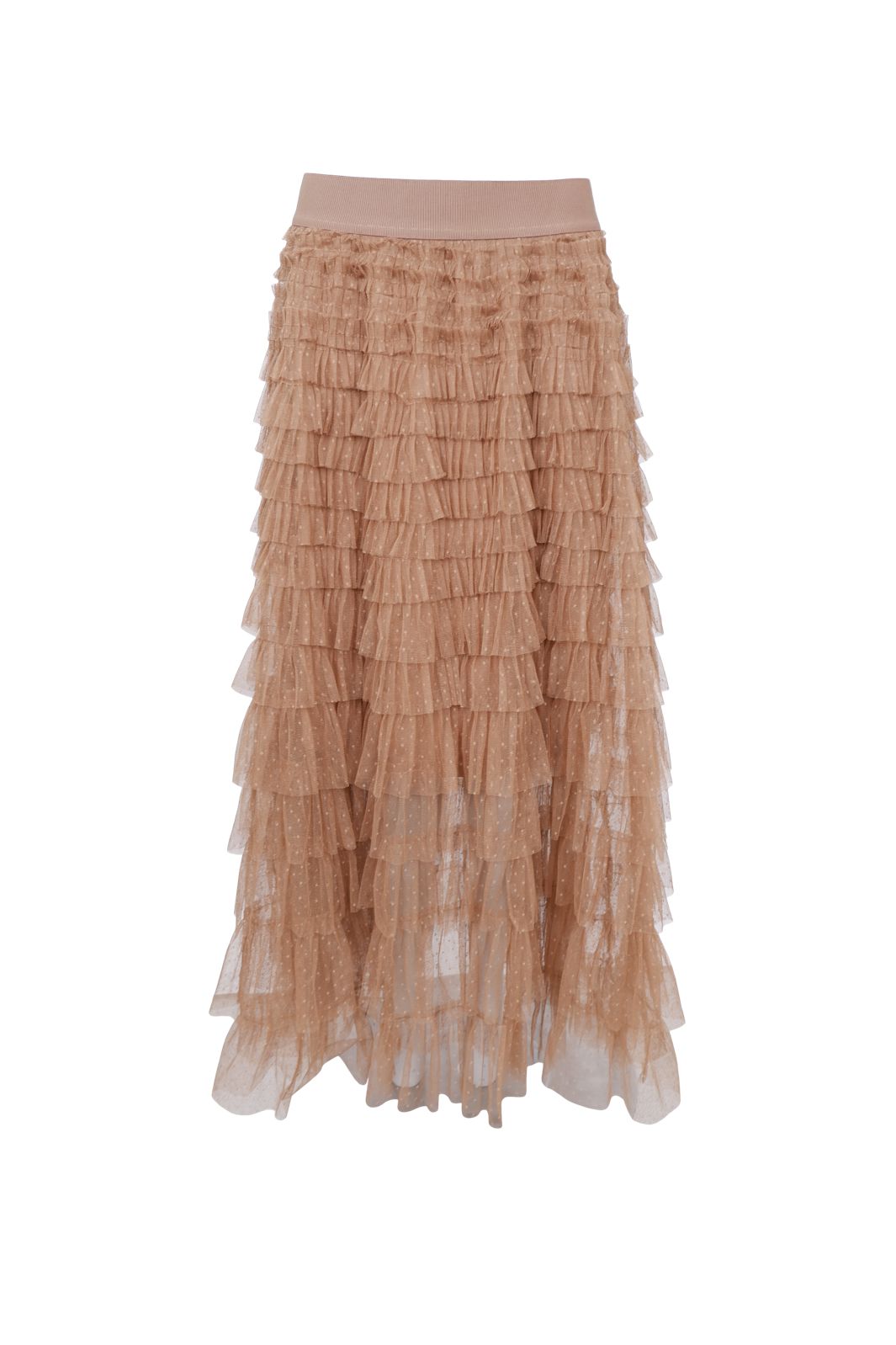 Black Colour - Bcangelina Mesh Skirt 40965 - Latte