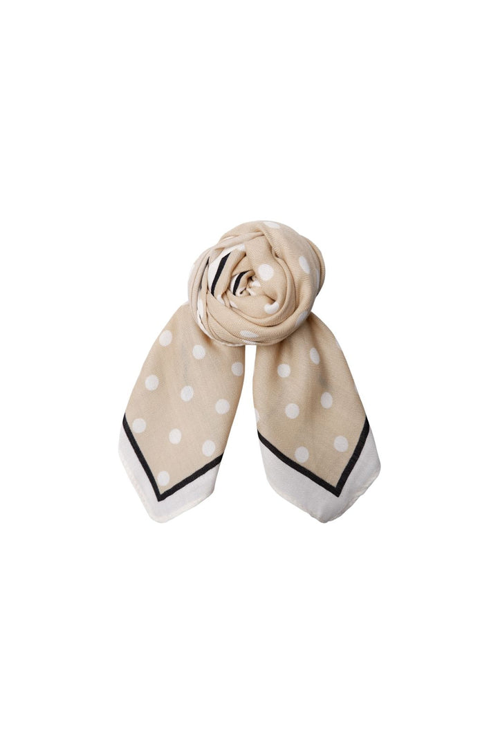Black Colour - Bcanneli Mini Scarf 3652 - Beige