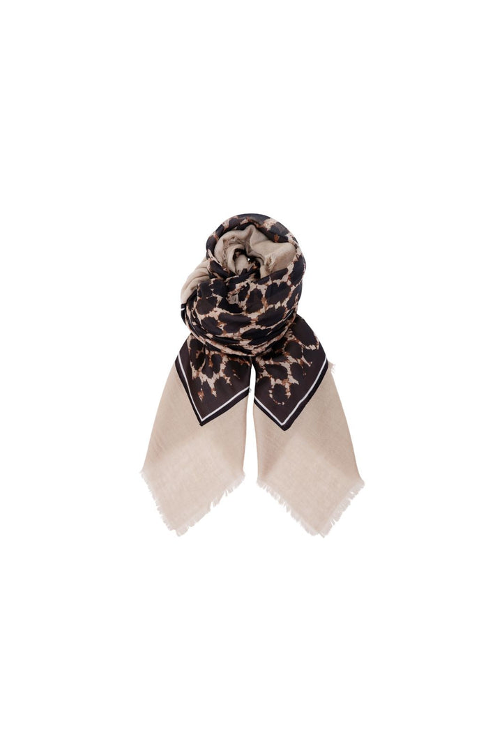 Black Colour - Bcbaylee Deluxe Scarf 208458 - Leopard