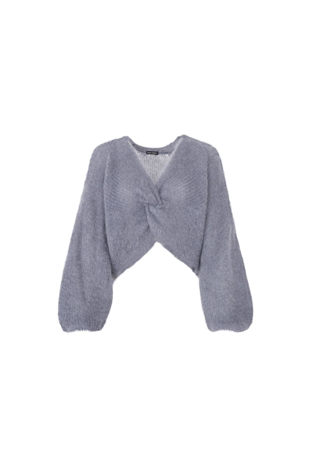 Black Colour - Bcbjoerk Cross Jumper 1265 - Grey Melange