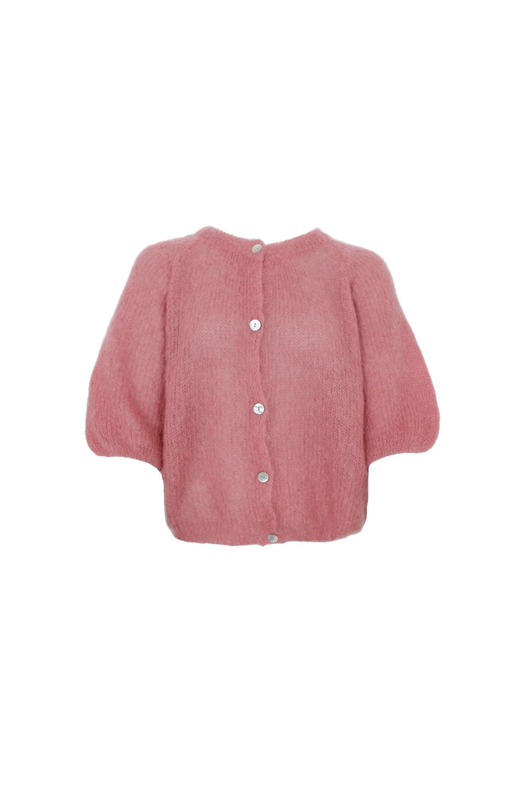 Black Colour - Bcbjoerk Patent Knit Cardigan 1251 - Warm Rose