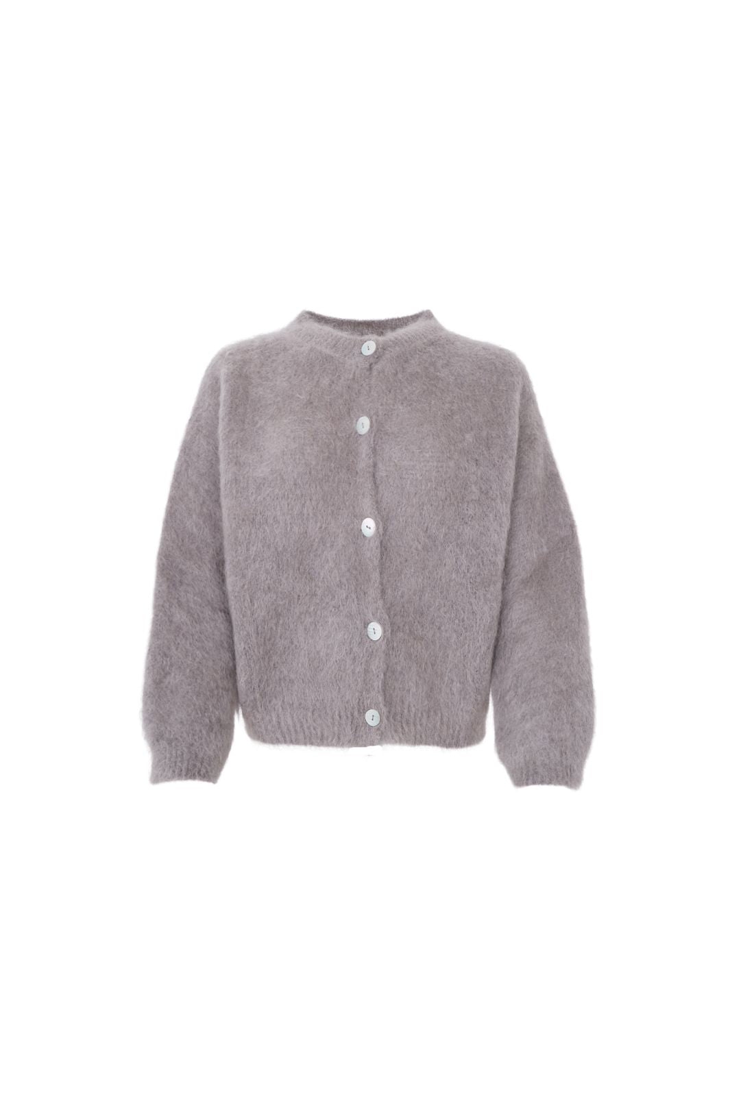 Black Colour - Bcbjoerk Patent Knit Cardigan 1264 - Taupe