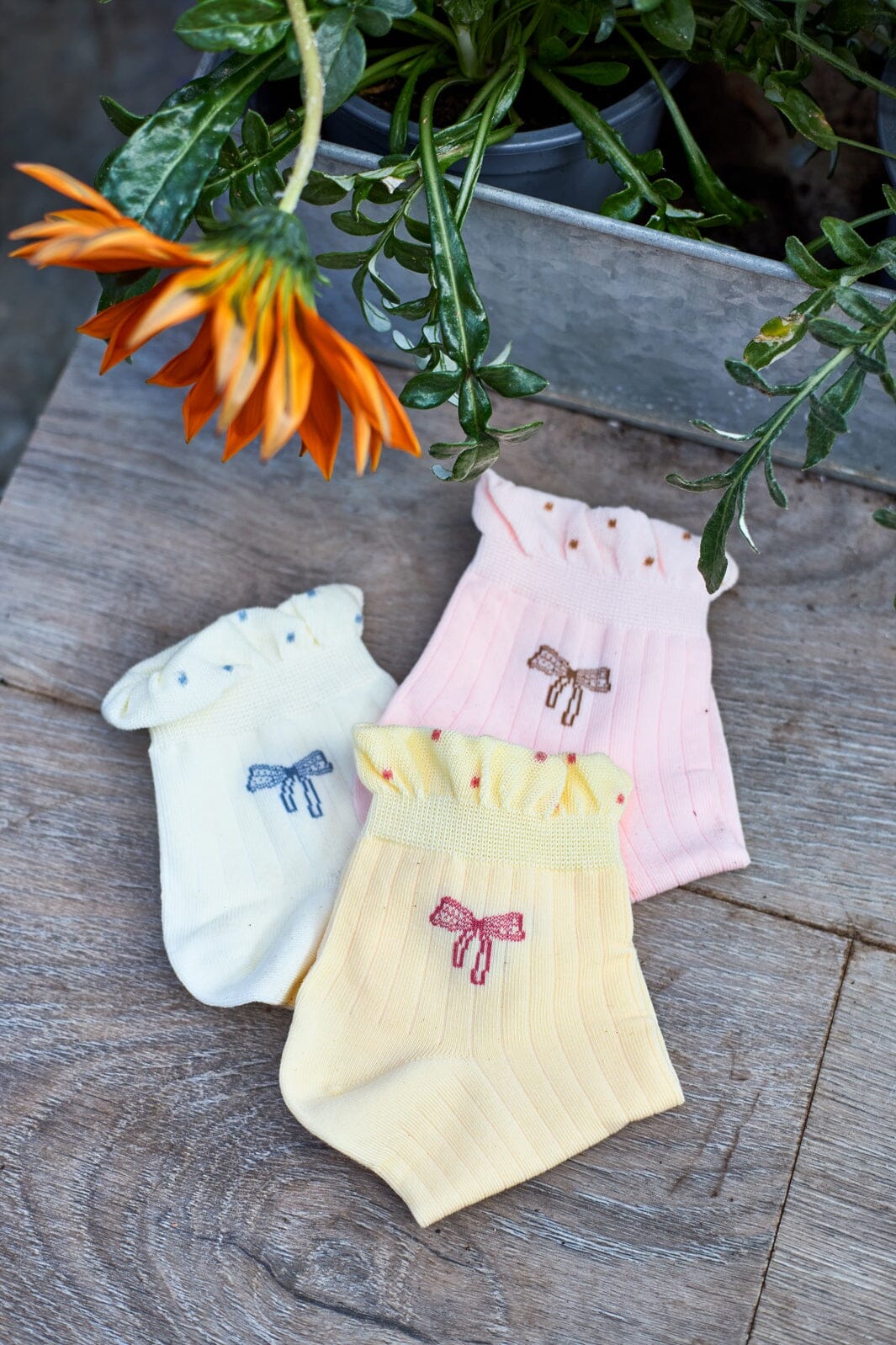 Black Colour - Bcbowan Anclet Sock 8540 - Lt. Yellow