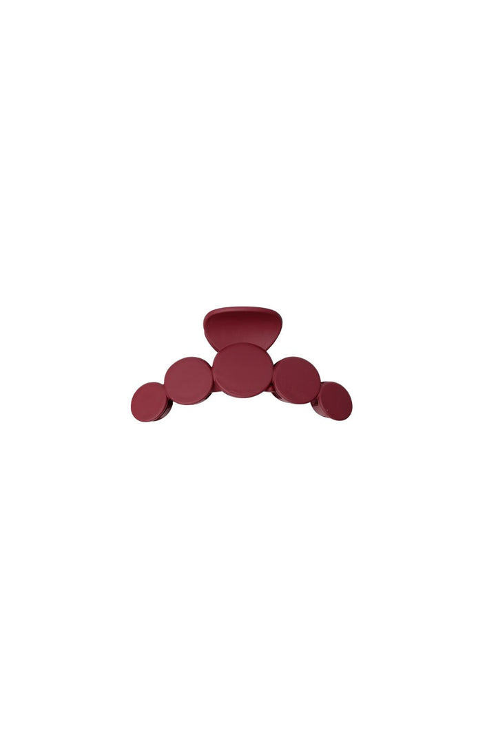 Black Colour - Bcbubble Matt Hair Claw 5979 - Wine