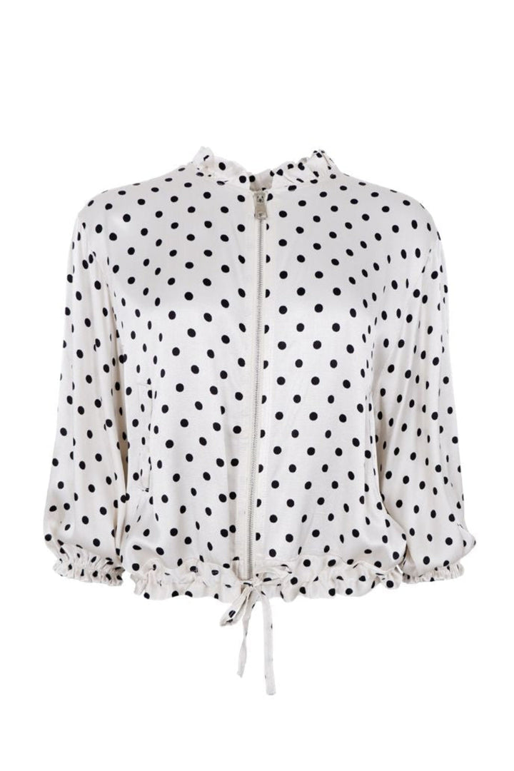 Black Colour - Bccaitlin Bomber Shirt 41107 - Off White