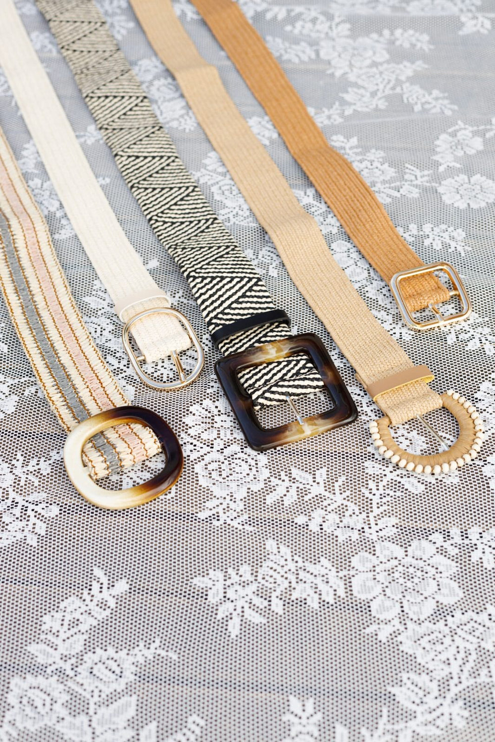 Black Colour - Bccharmaine Jute Belt 10313 - Lt. Nature
