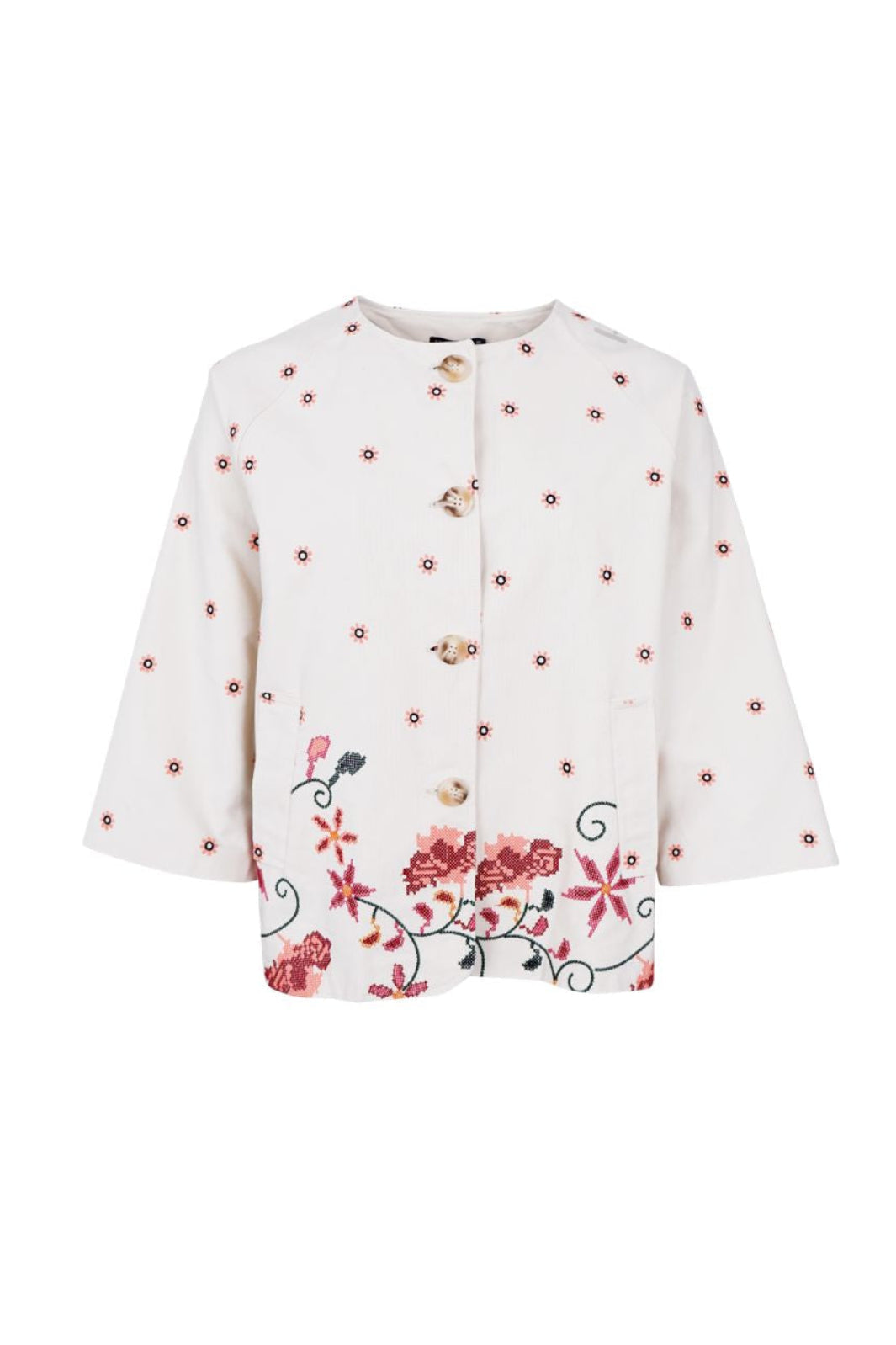 Black Colour - Bccross Jacket 41139 - Off White