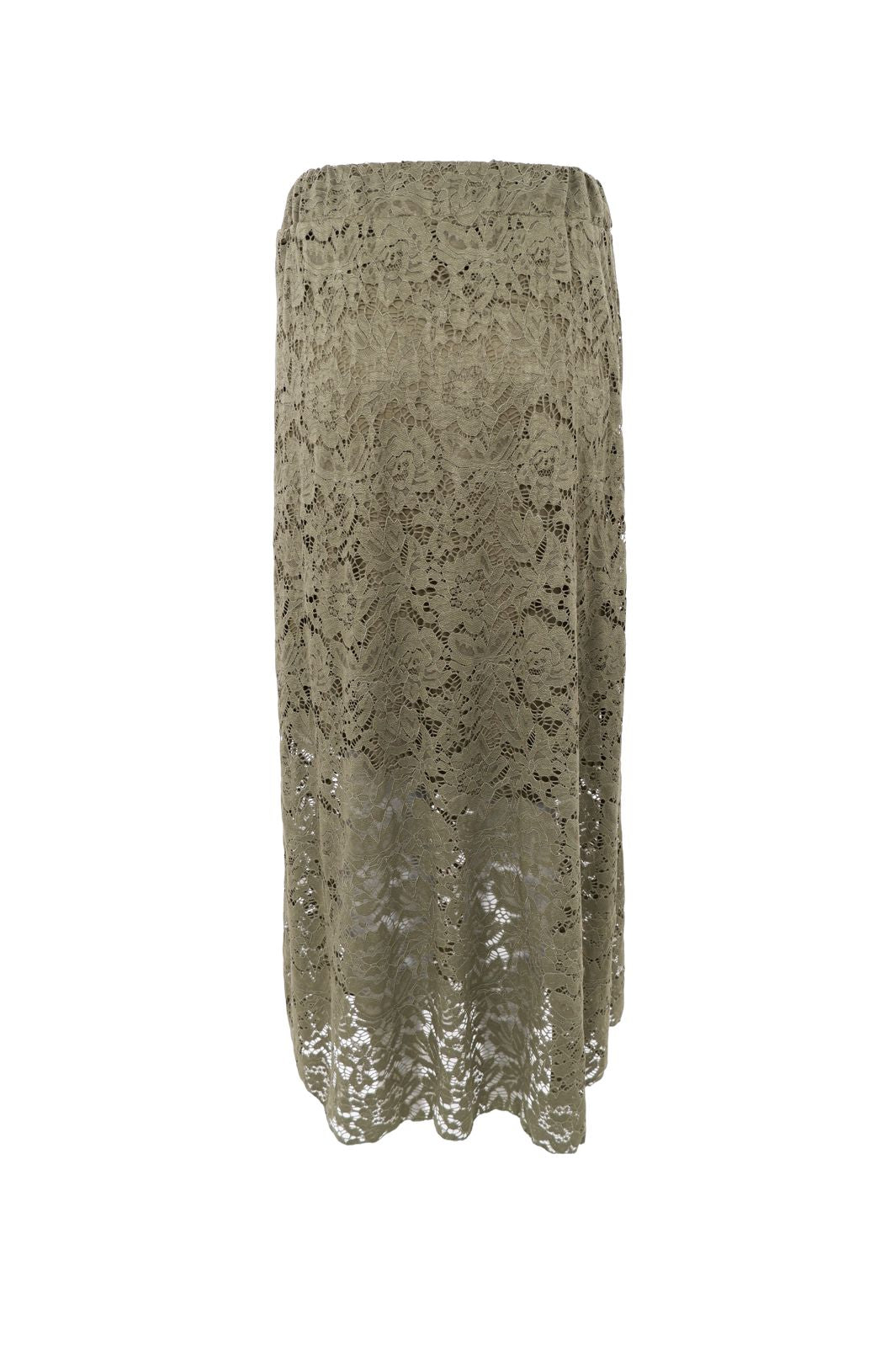 Black Colour - Bcdebbie Lace Skirt 41080 - Army