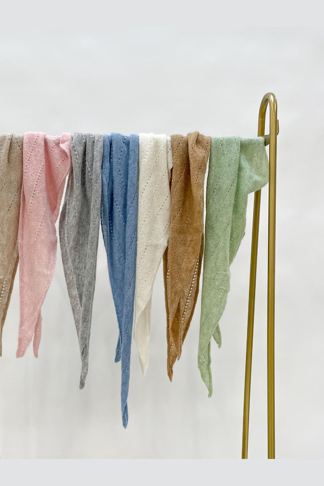 Black Colour - Bcdell Knitted Mini Scarf 208327 - Off White