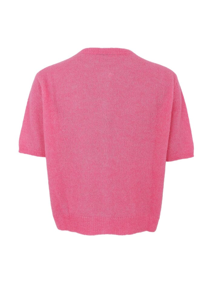 Black Colour - Bcdell Ss Cardigan 1253 - Raspberry Cardigans 