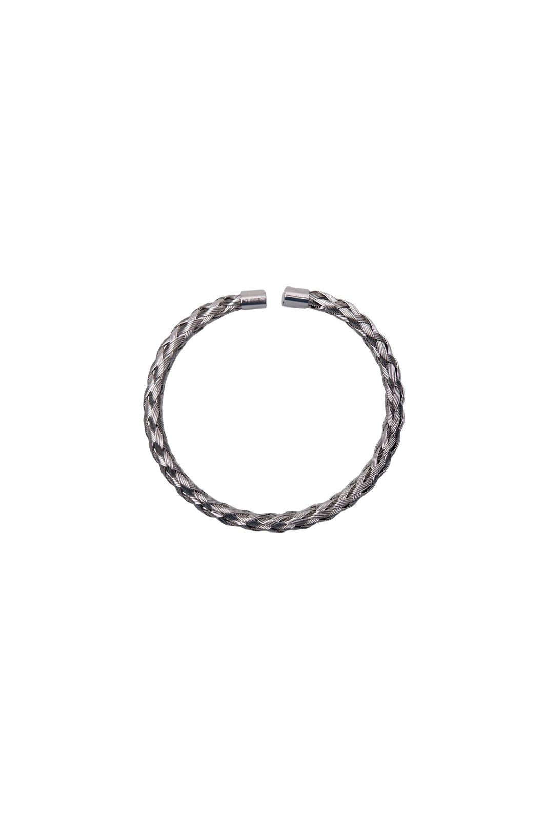 Black Colour - Bcelma Bracelet 4430 - Silver Coloured