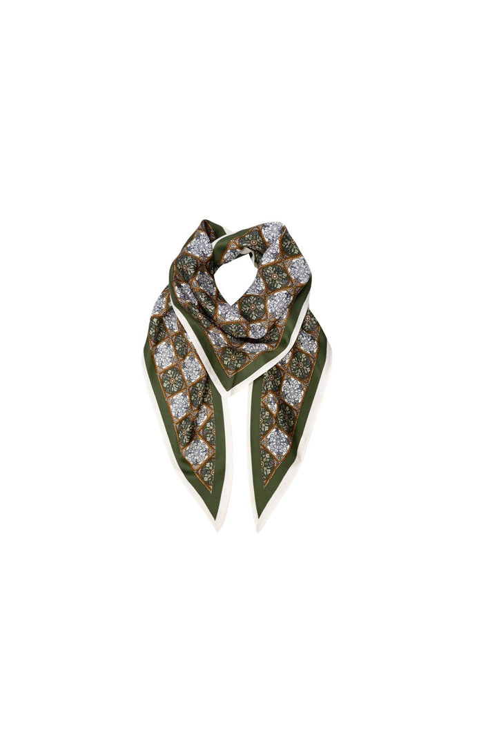 Black Colour - Bcewa Satin Scarf 3712 - Army