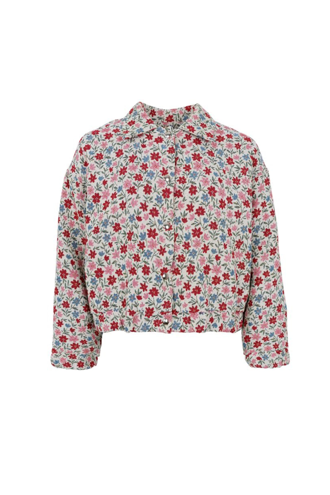 Black Colour - Bcfairyrose Bomber Jacket 41140 - Summer Floral