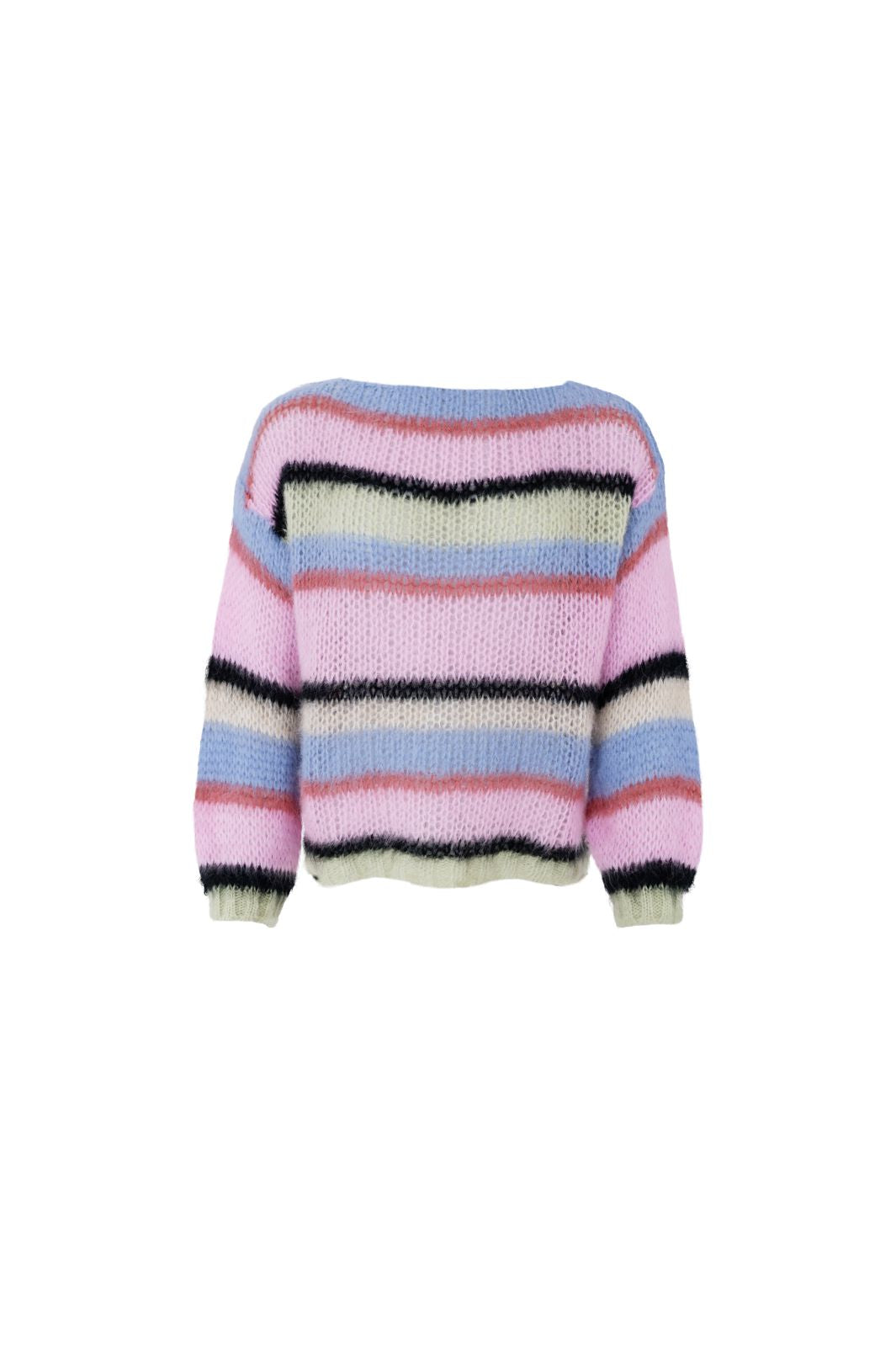 Black Colour - Bcfrey Striped Jumper 1239 - Soft Candy