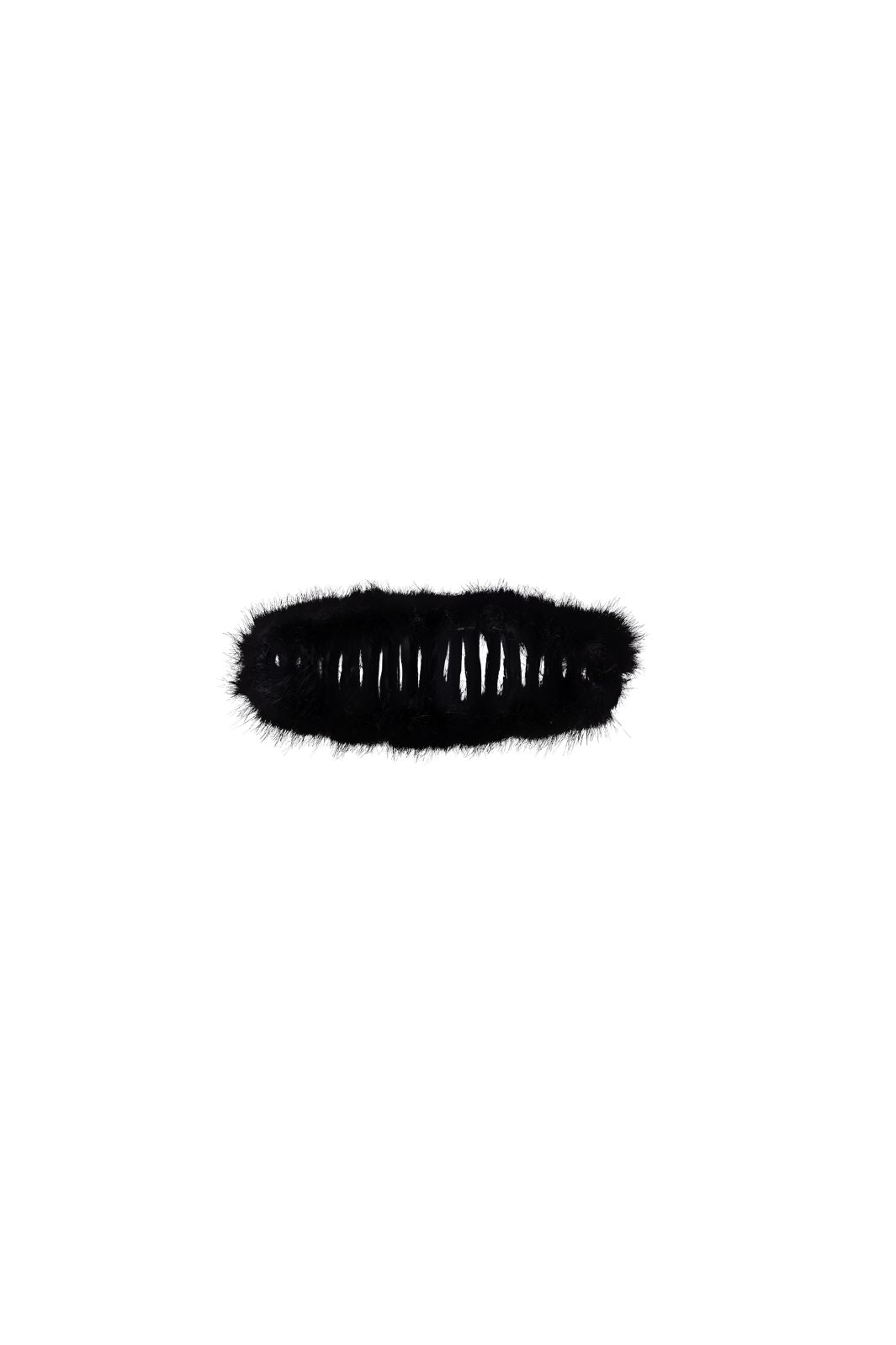Black Colour - Bcfurry Hair Claw 6078 - Black