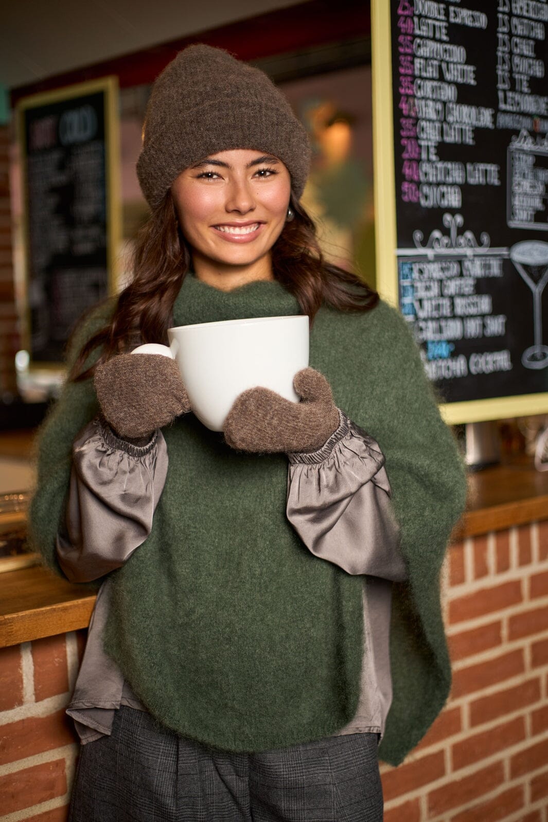 Black Colour - Bcginger Rib Hat 9744 - Taupe