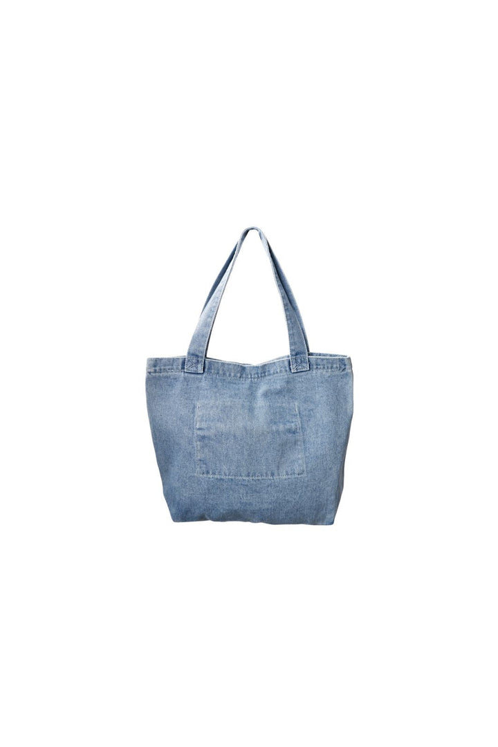 Black Colour - Bchalle Denim Bag 9378 - Lt. Denim Double Pocket