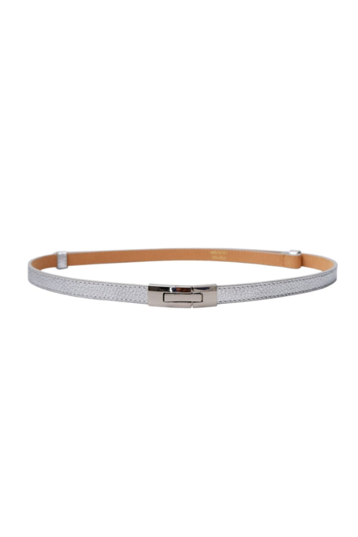 Black Colour - Bchazel Belt 10337 - Silver Coloured