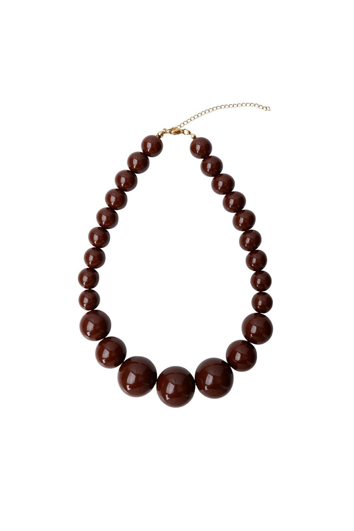 Black Colour - Bcholly Double Necklace 4562 - Coffee